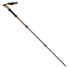 Tracer C Telescopic Collapsible Trekking Poles - 80% 3K Carbon Fiber Ultra Lightweight (1Pair)